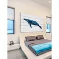 thumbnail image 4 of "Whale Humpback" Painting Print on White Wood, 4 of 7