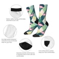 thumbnail image 4 of Balery Flamingo Calcetas Largas con Estampado para Hombre y Mujer – Suaves y Transpirables, Talla Única (US 5-11), 4 of 6