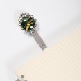 thumbnail image 2 of Crocodile Silver Lace-Edged Bookmark: Reading Accessory for Book Lovers, 2 of 5