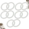 thumbnail image 2 of 10 anillos de sellado de silicona de 70 mm, repuesto de junta de silicona, suministros de cocina, accesorios para botellas (blanco), 2 of 8