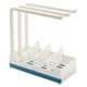 thumbnail image 2 of Toystoory Estante para fregadero, estante de drenaje de plástico ABS montado en encimera, estante organizador de almacenamiento para fregadero de cocina Organizadores de utensilios de cocina Azul Toystoory HA004852-01, 2 of 6