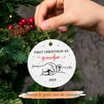 thumbnail image 2 of First Christmas As Grandpa Ornament 2025 for New Grandpa, Custom New Baby Announcement Ornament, Personalized Best Grandpa Xmas Ornament with Grandson Granddaughter Name, Grandpa Ornament 4qCncE, 2 of 6