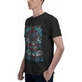 thumbnail image 6 of Man's Tee Cool Short Sleeve Sports Cycling Crewneck Black T-Shirts, 6 of 6