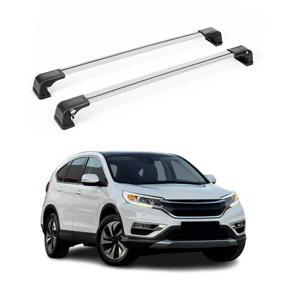 Roof Rack Cross Bars Carrier Aluminium for Honda CR-V SE LX 2012-2016 Gray 2Pcs