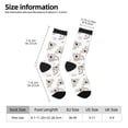 thumbnail image 2 of Balery Cartoon Koala Pattern Crew Socks Unisex– Soft & Breathable Socks for Men & Women, One-Size Fits Most (US 5-11), Comfortable & Durable for Daily Wear, 2 of 6