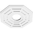 thumbnail image 2 of 18"OD x 5"ID x 7"C x 1"P Westin Architectural Grade PVC Contemporary Ceiling Medallion, 2 of 11
