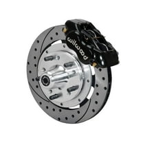 Wilwood 140-12021-D Dynalite Pro Series 11" Front Big Brake Kit With Drilled Rotors & Black Calipers, Compatible with 1965-1968 Chevrolet Bel Air, Biscayne, Impala & 1966-1968 Chevrolet Caprice