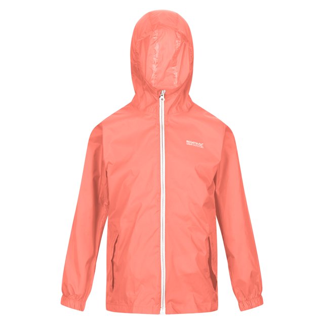 Regatta - Chaqueta Impermeable Modelo Pack It Jacket III para Niños/Niñas (Coral Fusión)