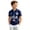 Blue, variant on 250 Anniversary Polo Shirts fro Boys American Flag Patriotic Graphic Short Sleeve Tee Kids Summer Lapel Tops 4Th of July