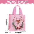 thumbnail image 3 of Clearance Under $1 Christmas Non-Woven Tote Bag with Handles - Pink Style 3, 3 of 5