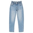 thumbnail image 4 of Jordache Girls High Rise Paperbag Mom Jean, Sizes 5-18, 4 of 5