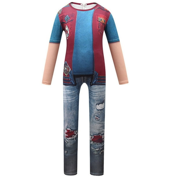 Nvse-Unisex Kids Girls Boys Movie Character Jumpsuit Cosplay Bodysuit Uniform Outfits for 3-12 Years(Red )160