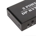 thumbnail image 2 of Port DisplayPort KVM Switch 4K 60Hz Dual Mode Aluminum Alloy Plug and Play for Keyboard and Mouse 100-240V US Plug 100-240V, 2 of 4