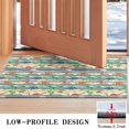 thumbnail image 3 of Colorful Dinosaurs Stripe Pattern Door Rugs,Washable Non Slip Door Mats Indoor,Decorative Door Mats,Entry Mat Indoor for Entrance,Bedroom,Kitchen,Bathroom,17"x30", 3 of 6