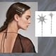 thumbnail image 4 of 6pcs-estrellas y luna horquilla-plata * 2 Adepaton WRMH-1101-2, 4 of 9
