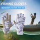 thumbnail image 4 of FLhrweasw Guantes Pesca Dedo Guantes Fitness Anticorte (Gris Camuflaje), 4 of 7