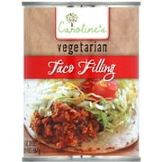 Caroline's Vegetarian Taco Filling, 20 oz, (Pack of 12)