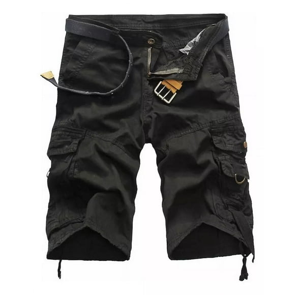 Bermudas Pantalón Short Tactico Suelto Cargo Hombre