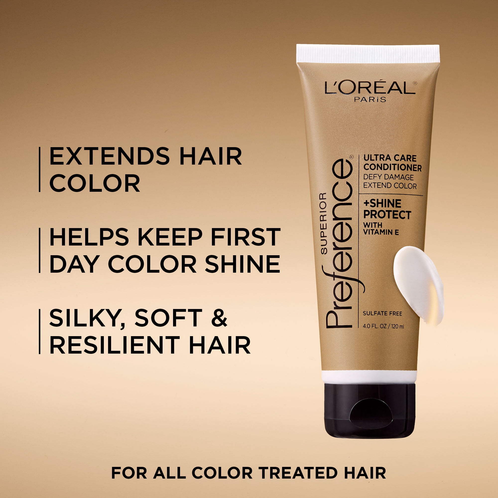 L'Oreal Paris Superior Preference - Hair Color Shine Protect Care Conditioner, 4 fl oz