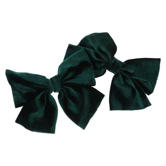 ELAYARD 2Pcs Decorative Hair Clips Bowknot Barrette Dark Design for Women