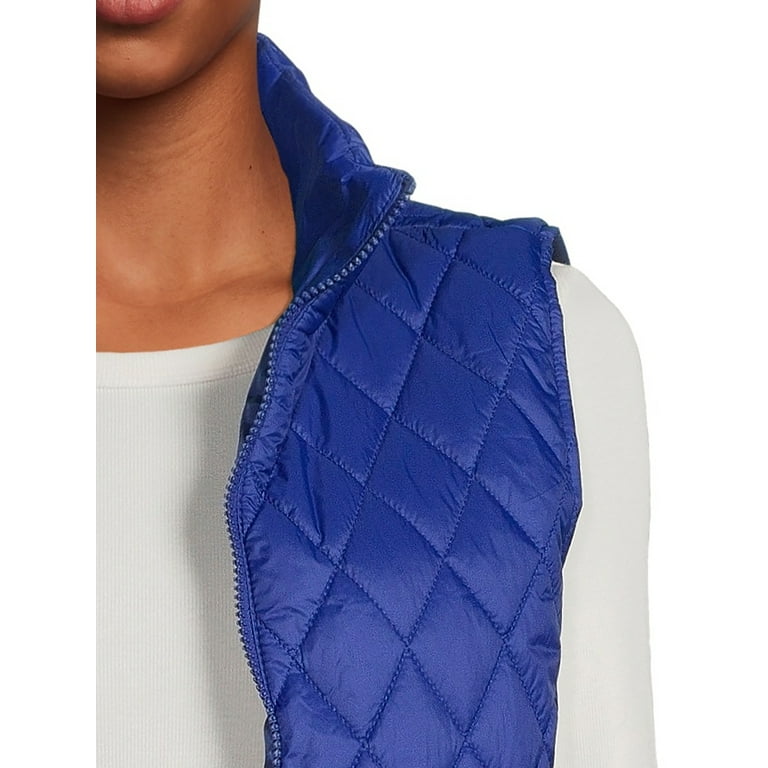 Time and Tru Women's and Plus Diamond Quilt Vest - Walmart.com