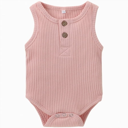 Baby Onesies Boy Baby Boy Romper Sleeveless Cotton Linen Bodysuit Tank Top One Piece Neutral Newborn Baby Summer Clothes Outfits