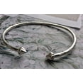 thumbnail image 2 of Bulb Ends .925 Sterling Silver West Indian Bangle, 1 piece, 2 of 3