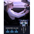thumbnail image 3 of Transmisor FM Bluetooth ZHAOCHENG Adaptador de Radio para Coche Bluetooth 5.0 Cargador de Encendedor de Cigarrillos con Puertos USB duales 5V/2.4A y 1A, 3 of 5