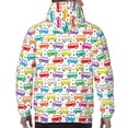 thumbnail image 5 of Hoodies for Men - Colorful Bus Long Sleeve Comfrt Men'S Fashion Hoodies & Sweatshirts, Sweatshirts for Men Hoodies Pullover Clothing Clothes with Pouch, 5 of 7