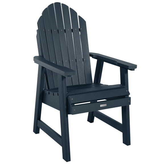 Highwood Hamilton Adirondack Deck Chair - Dining Height, Outdoor, Eco-friendly, Synthetic Wood