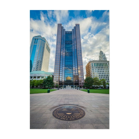 Downtown Columbus - Columbus Ohio Photography Unframed Wall Art Print 5 x 7 inches