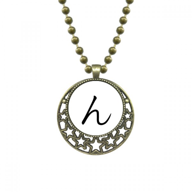 Carácter katakana japonés n Colgante Estrella Collar Luna Cadena Joyas Unbranded M
