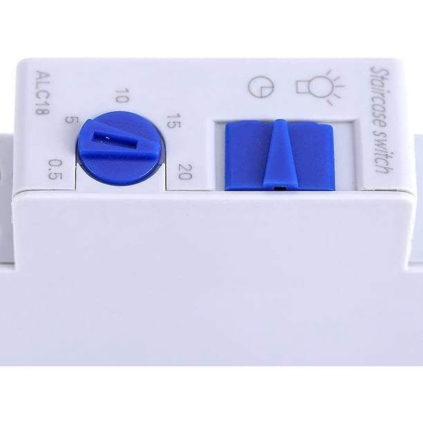 Interruptor de temporizador Ac 220 Alc18 Interruptores mecánicos de escaleras mecánicas Interruptor de sincronización de relé electrónico para iluminación de pasillo. Afortunado Sencillez