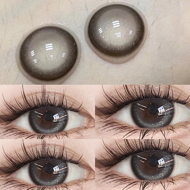 MILL CREEK-lentes de contacto para ojos, lentillas de Color marrón, maquillaje anual, pupila de belleza, 1 par/2 piezas