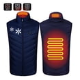 thumbnail image 1 of Qiopertar USB Intelligent Constant Temperature Heated Windproof Plus Size Coat For Men And Women Winter 2 Areas Heated Jacket Coat Clearance Free Shipping under $5 Saving Up To 90% Off, 1 of 6