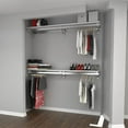 thumbnail image 3 of Arrange A Space Double Shelf Double Hang Closet System 64” White, 3 of 4