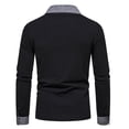 thumbnail image 4 of Blusa informal de manga larga con bolsillos y botones para hombre Pompotops oipoqjl49945, 4 of 7