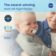 MAM Air Night Pacifier, 6+ Months, Unisex, 2 Pack