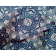 thumbnail image 4 of oneOone Silk Tabby Fabric Swirl Ikat Decor Fabric Printed BTY 42 Inch Wide, 4 of 4