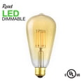 thumbnail image 2 of Kira Home Revel LED 7W Dimmable Filament Edison Light Bulb (50W replacement), 2200K 600LM, ST21 Antique Shape, 2 of 5
