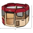 Zampa Portable Foldable Pet playpen Exercise Pen Kennel + Carrying Case