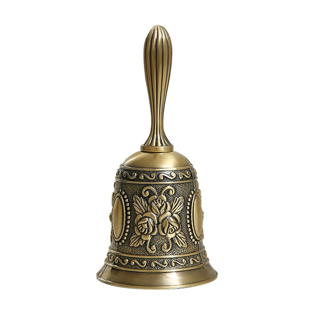 Campana de Mano YONGSHENG de Acero Tallado en Bronce