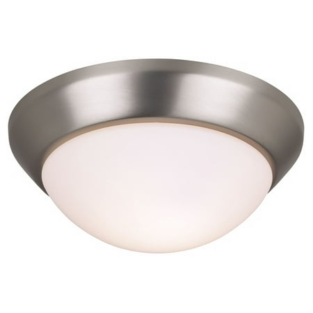 

Kichler Classic Brushed Nickel 10 Wide Flushmount Light