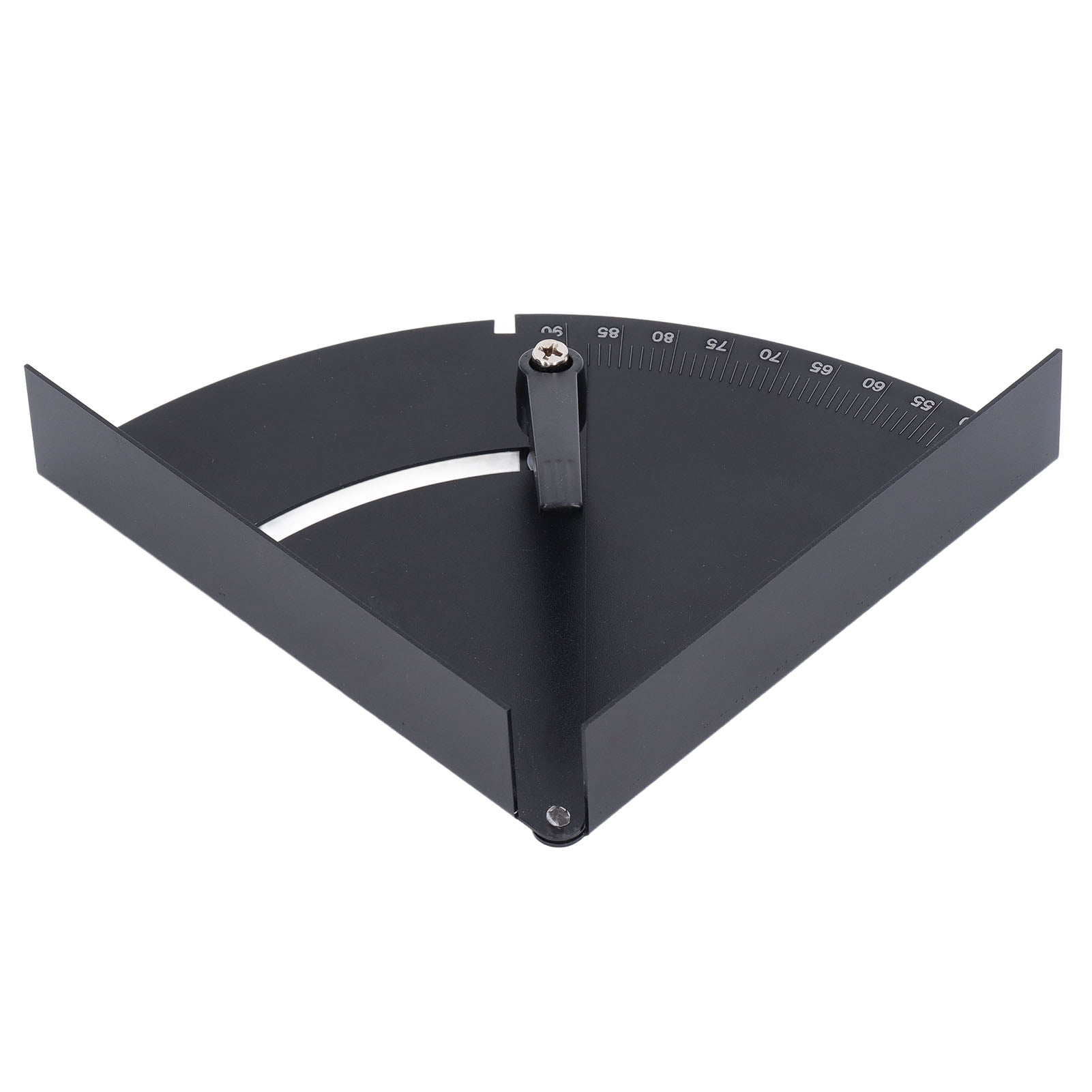 Adjustable Woodworking Protractor, Secure Angle Clamping, Long,Lasting Clear Scale for Crafts