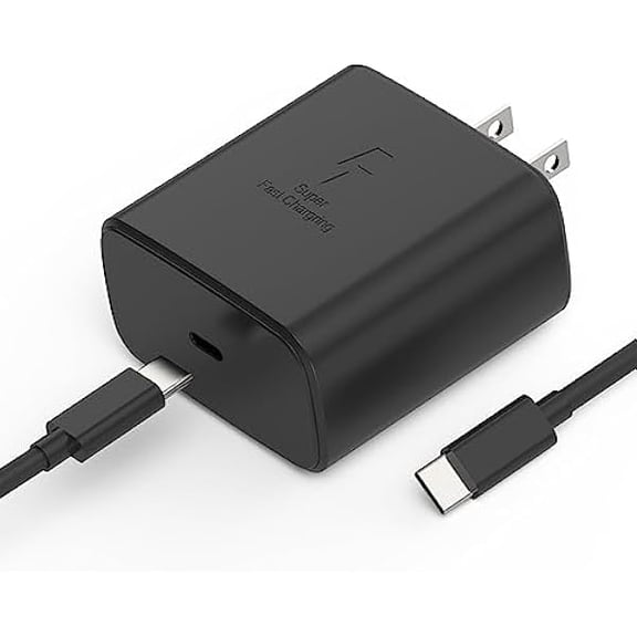 Quyaojz for 45W USB C Super Fast Charging Compatible with Samsung Galaxy S25,S25 Ultra,S24,S23,S22,A54,Z Fold/Flip 6,5,4,Galaxy Tab S10,S9,S8,Galaxy Book3,PPS Charger,Android Wall Charger