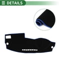 thumbnail image 4 of Cubierta de tablero única interior antideslizante para Volkswagen Golf 4 MK4 1997-2004 poliéster negro azul, 4 of 7