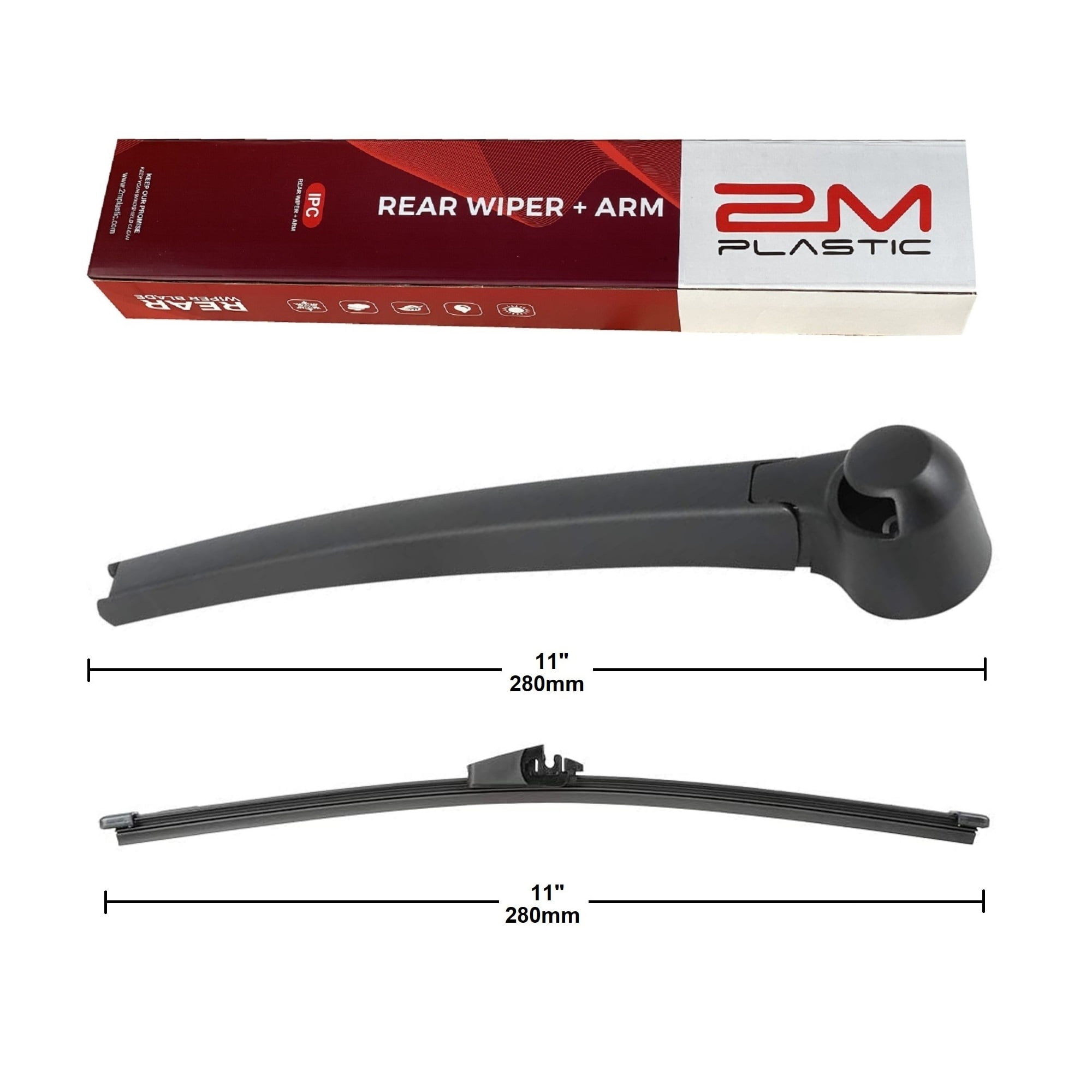 Rear Windshield Wiper Arm Fit Mercedes Benz E-Class E350 E63 - Foto 9