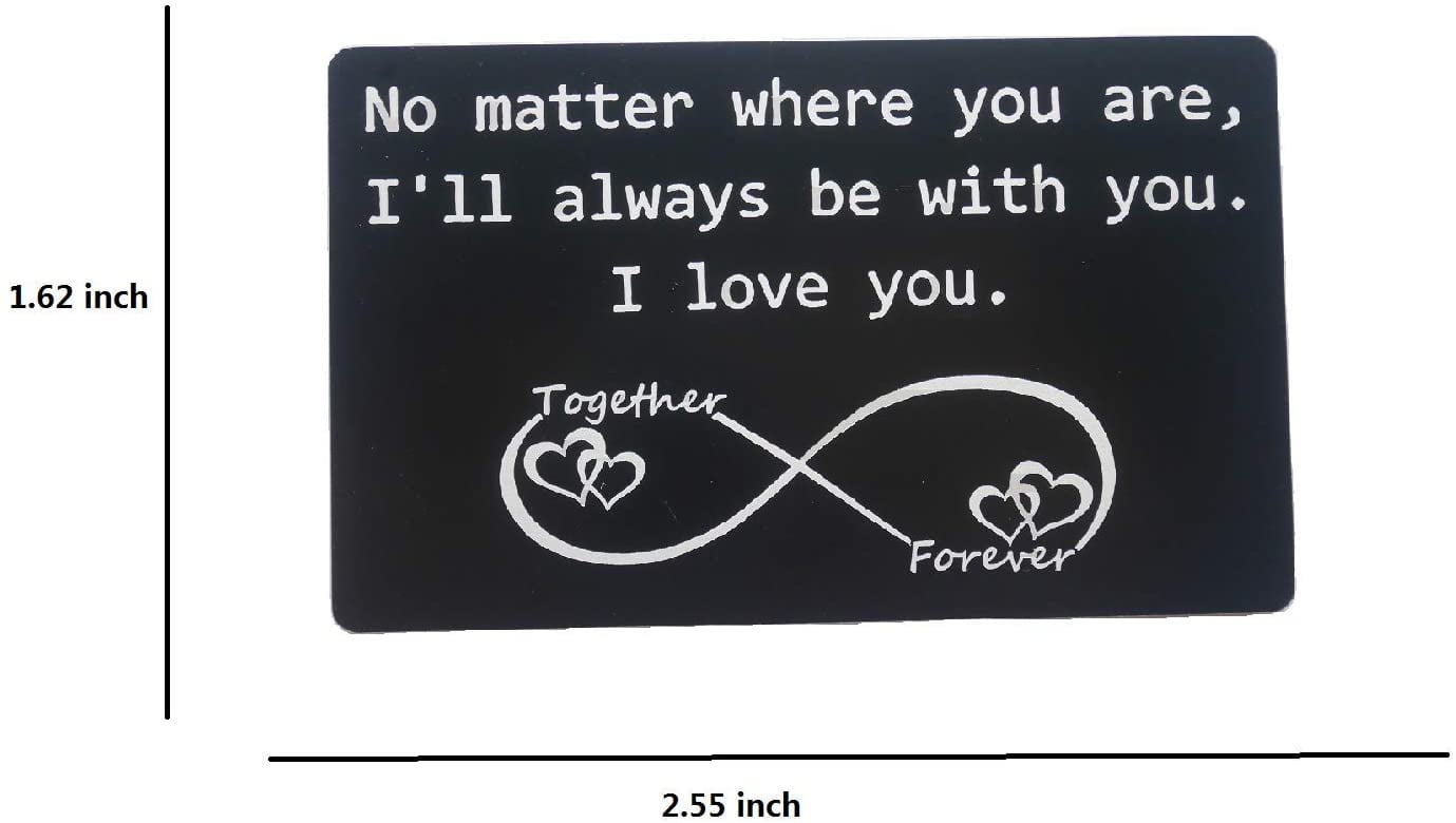 Engraved Wallet Insert Gifts For Boyfriend Anniversary Gifts For Men I Love You Metal Wallet Card Insert Mini Love Walmart Canada Engraved Wallet Insert Gifts For Boyfriend Anniversary Gifts For Men I Love You Metal Wallet Card Insert Mini Love Walmart Canada