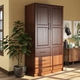 thumbnail image 3 of 100% Solid Wood Metro 2-Door Wardrobe, 3 of 6