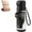 Black, variant on 2-in-1 Water Bottle with Built-In Foldable Fan, Portable Dual-Drinking Cooling Water Bottle with Fan 3 Speeds USB-C Rechargeable 690ml Cup with Straw for Summer Travel Hiking Beach Outdoors(Pink)